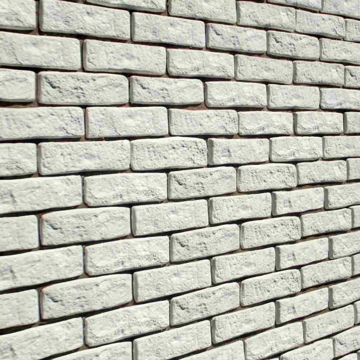 Фасадна плитка під цеглу Рустик Біла