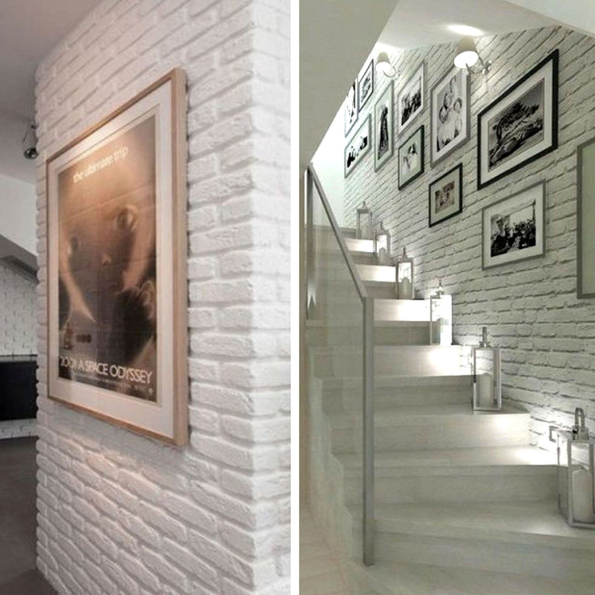 Фасадна плитка під цеглу Рустик Біла