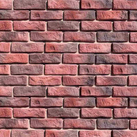 Декоративна цегла Рустик колір Бордо