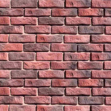 Декоративна цегла Рустик колір Бордо