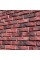 Декоративна цегла Рустик колір Бордо