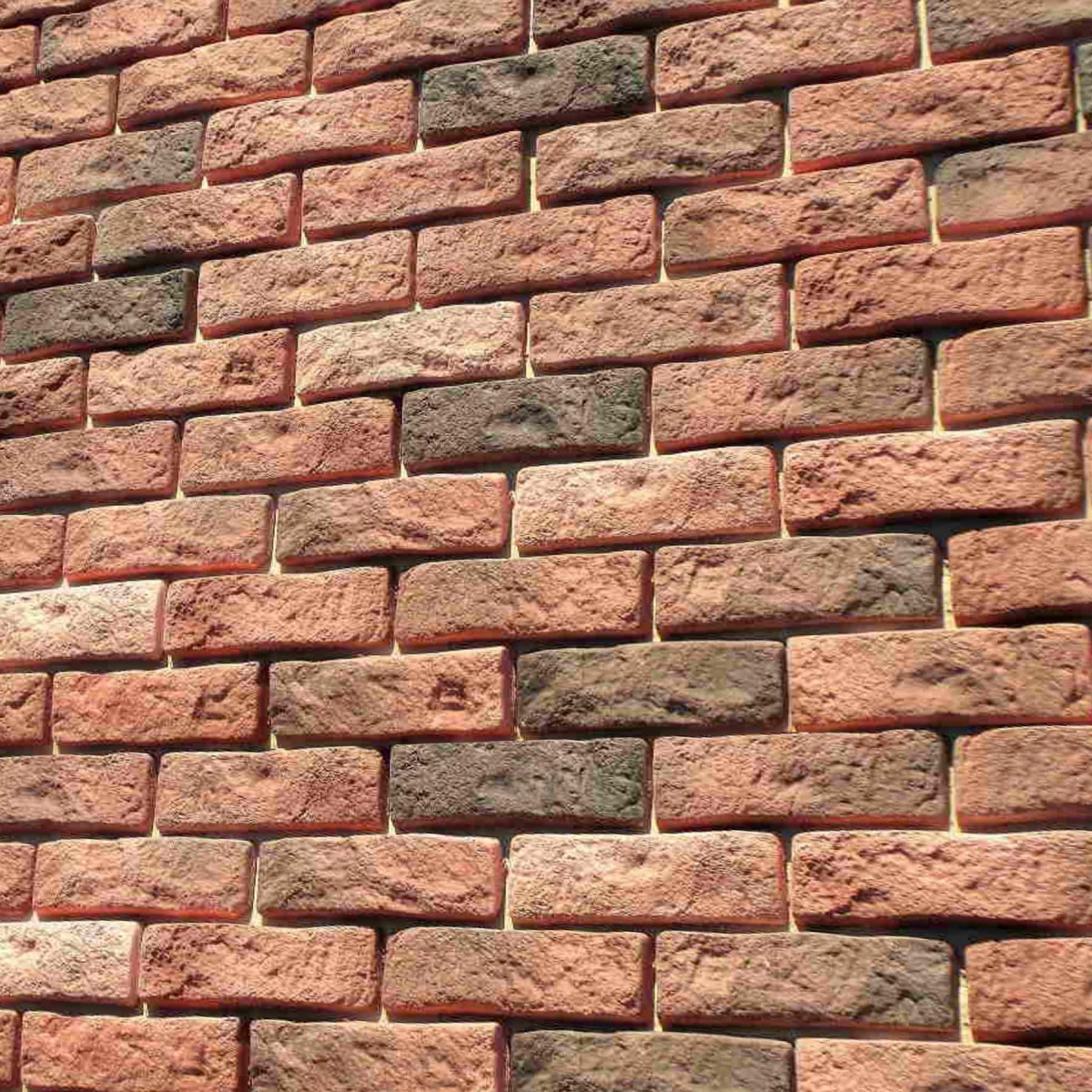 Декоративна плитка Рустик колір «Фламінго» для облицювання фасадів