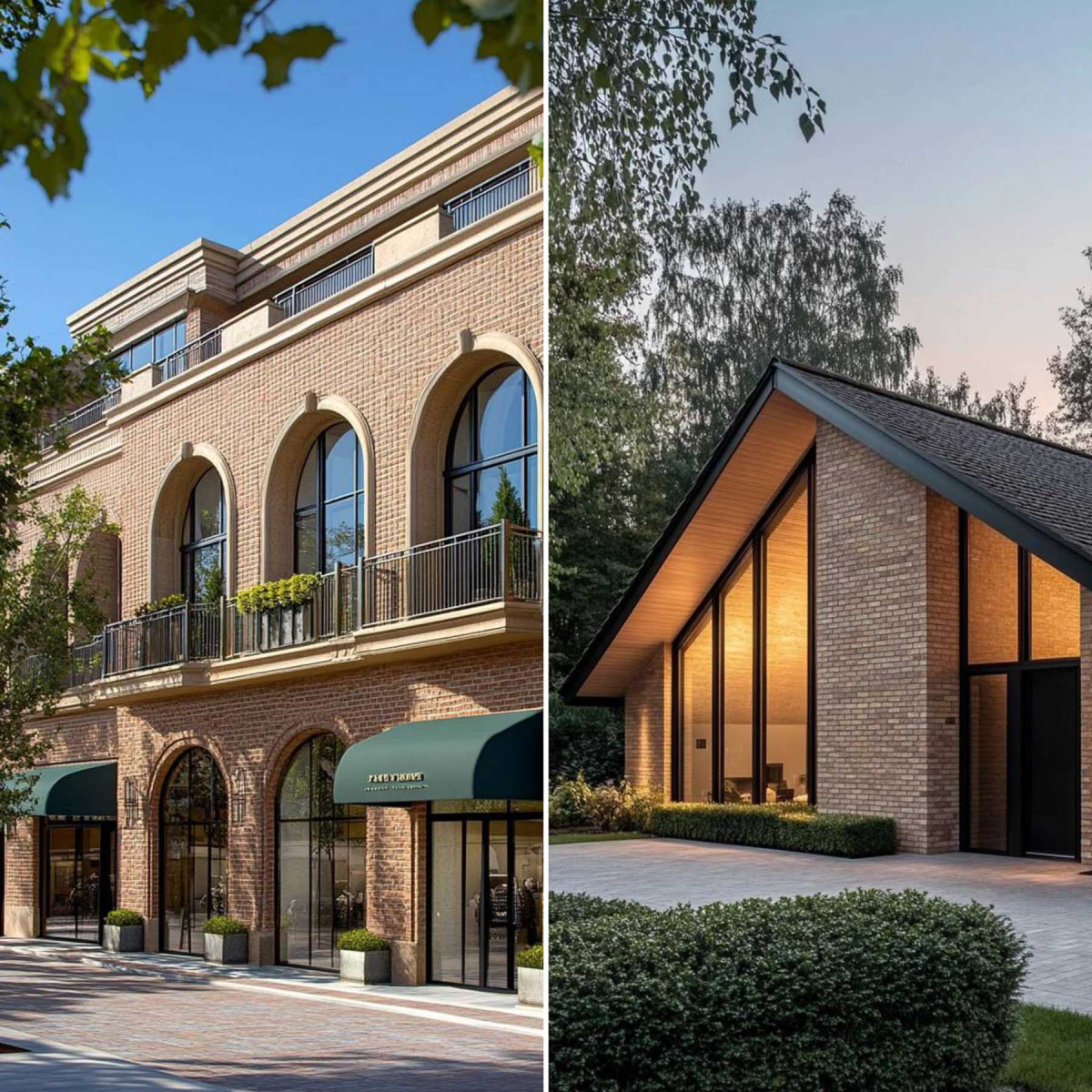 Фасадна декоративна плитка Рустик "Карамель" коричнево-золотистий