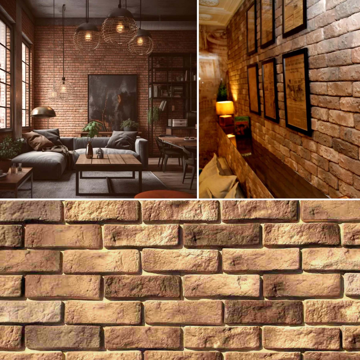 Фасадна декоративна плитка Рустик "Карамель" коричнево-золотистий