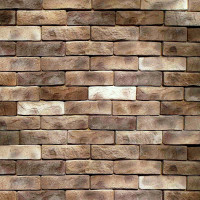 Фасадна декоративна цегла Рустик кольору Каштан