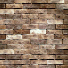 Фасадна декоративна цегла Рустик кольору Каштан