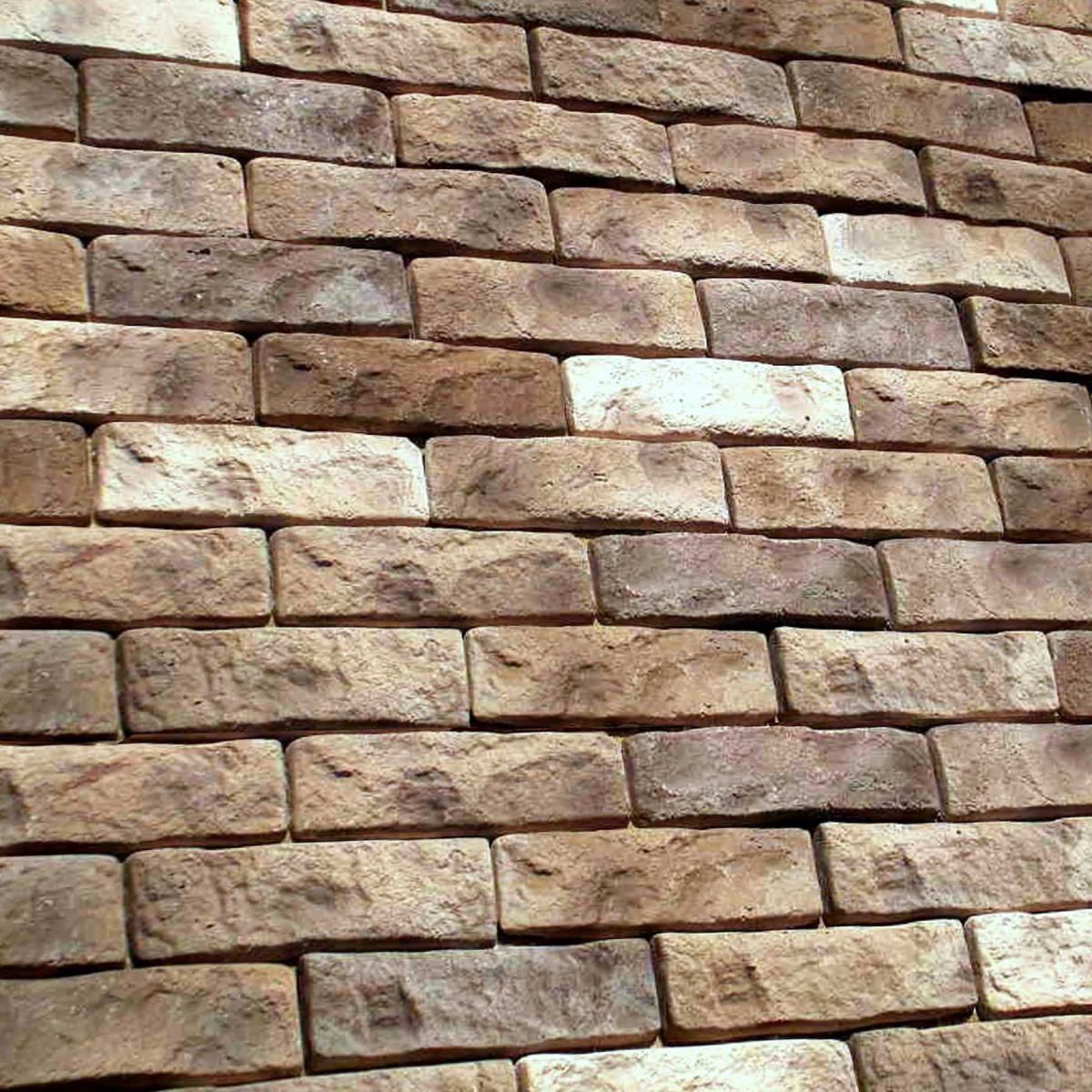 Фасадна декоративна цегла Рустик кольору Каштан