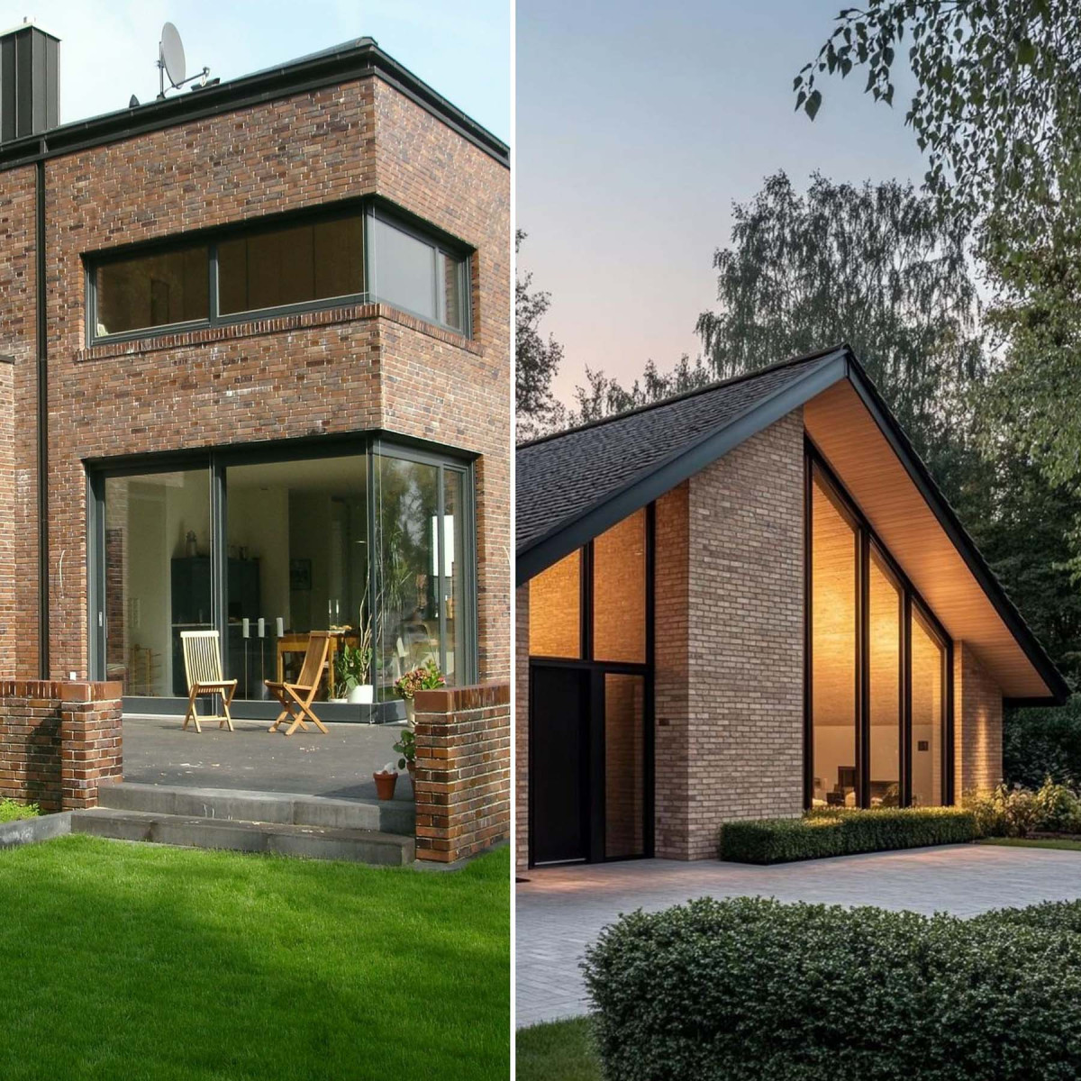 Фасадна декоративна цегла Рустик кольору Каштан