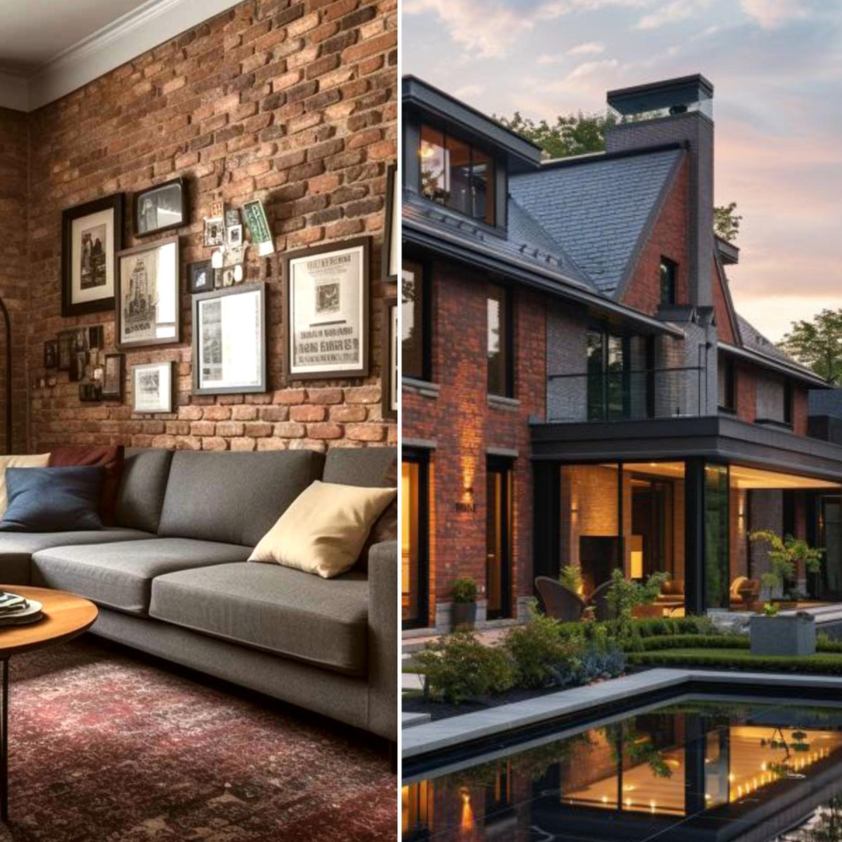 Декоративна плитка Рустик колір «Лондон Брік»