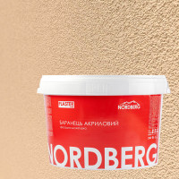 Фасадна штукатурка "Баранець акриловий" NORDBERG 25 кг фракція 1,5 мм прозора база С