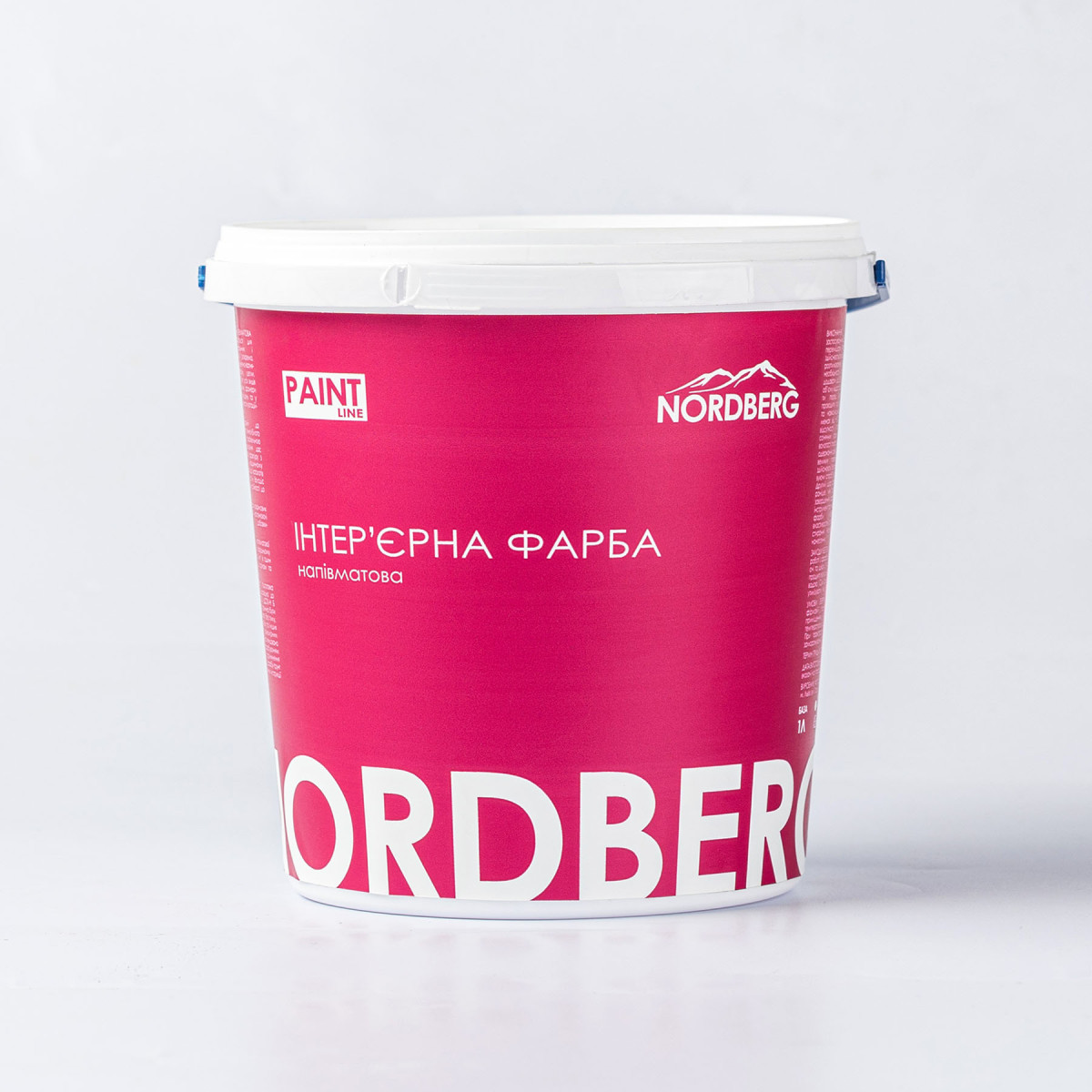 ІНТЕР’ЄРНА ФАРБА НАПІВМАТОВА NORDBERG біла база А 10 л.