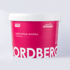 ІНТЕР’ЄРНА ФАРБА НАПІВМАТОВА NORDBERG біла база А 10 л.