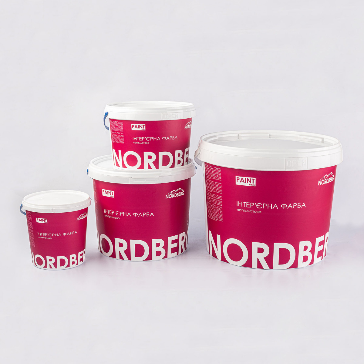 ІНТЕР’ЄРНА ФАРБА НАПІВМАТОВА NORDBERG біла база А 10 л.