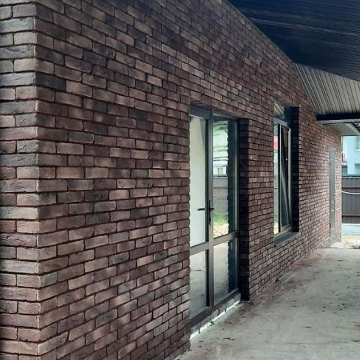 Фасадний клінкер Стара Прага Колір Каштан