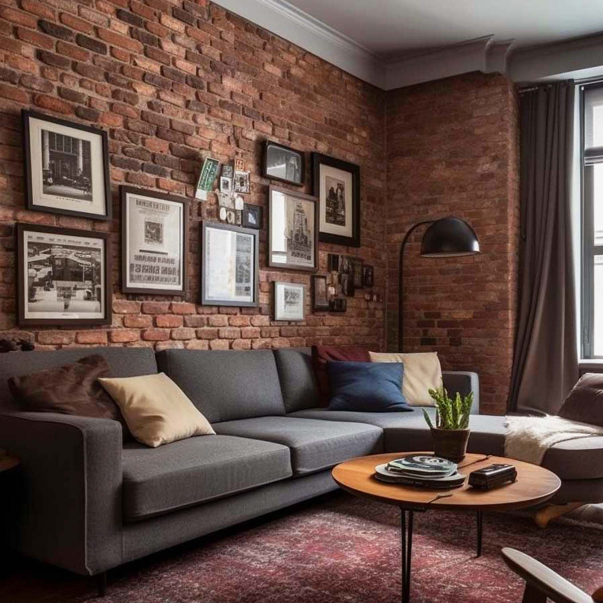 Декоративна цегла Стара Прага червона з підпалом