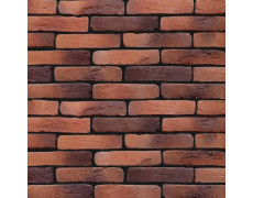 Декоративна цегла Стара Прага червона з підпалом
