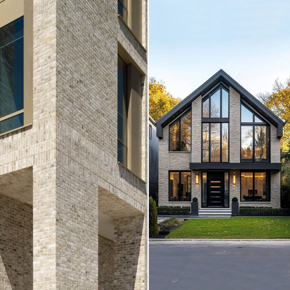 Декоративна плитка під цеглу Стара Прага колір «Кава з молоком»