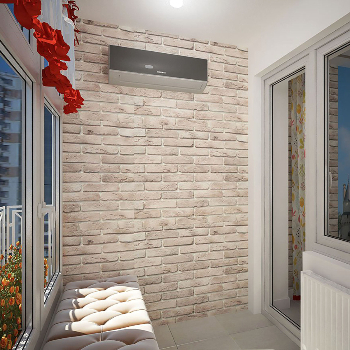 Декоративна плитка під цеглу Стара Прага колір «Кава з молоком»