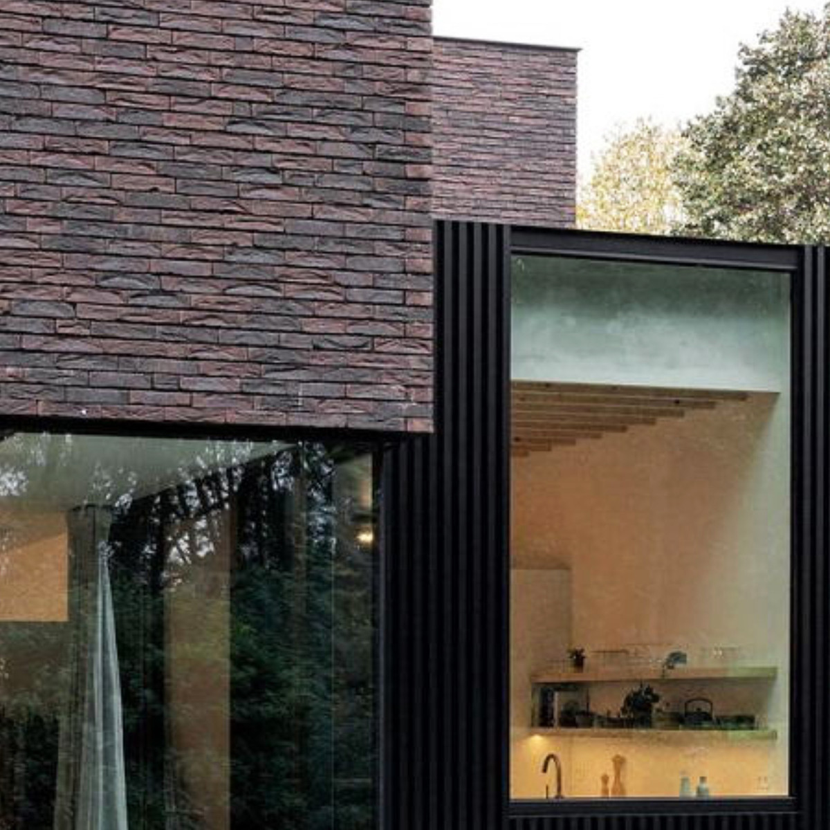 Фасадна цегла Стара Прага Колір Спіла Вишня