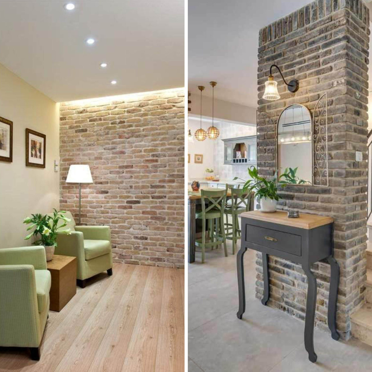 Фасадна бетонна плитка Стара Прага кольору «Мокко»