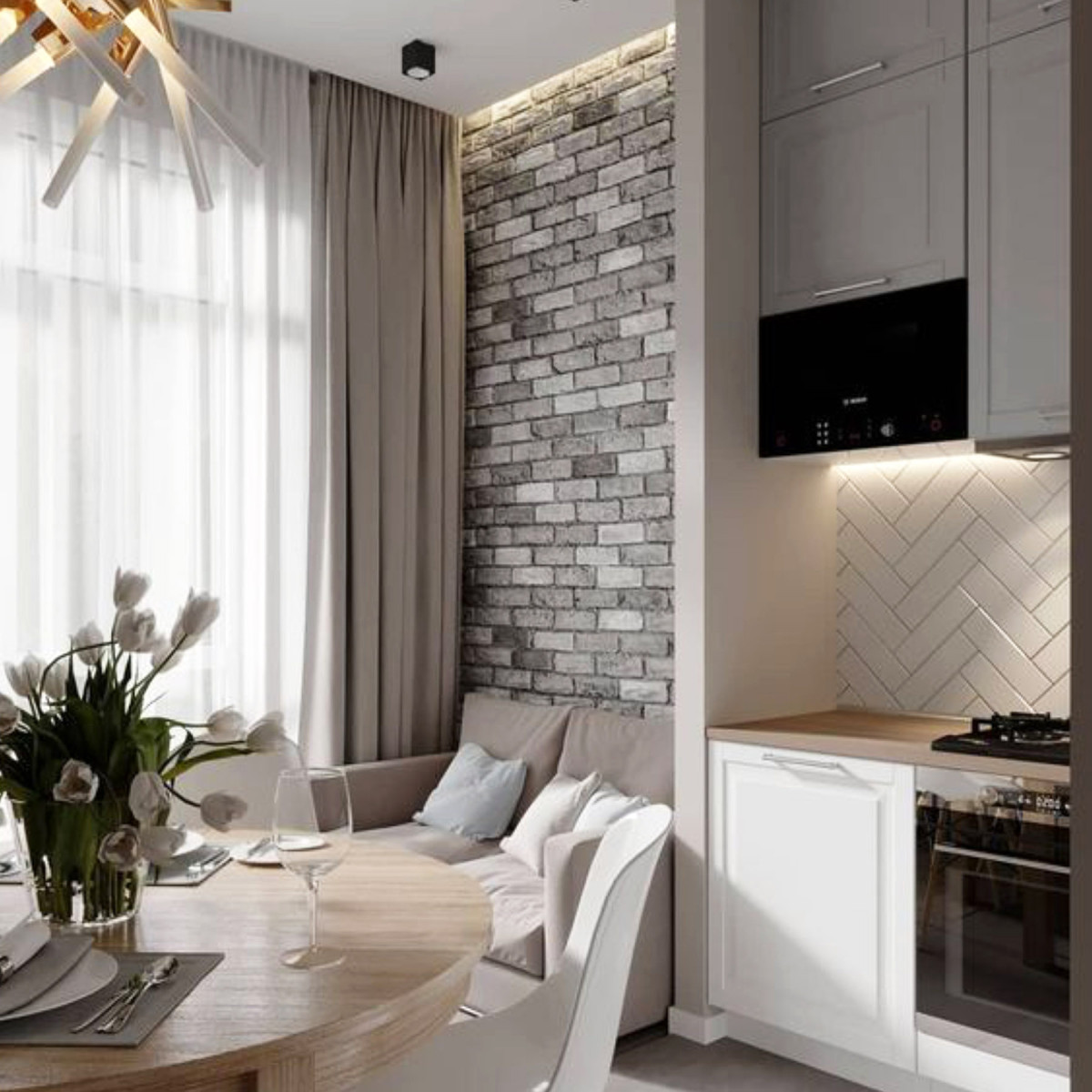 Фасадна декоративна плитка Стара Прага сіра Старий замок