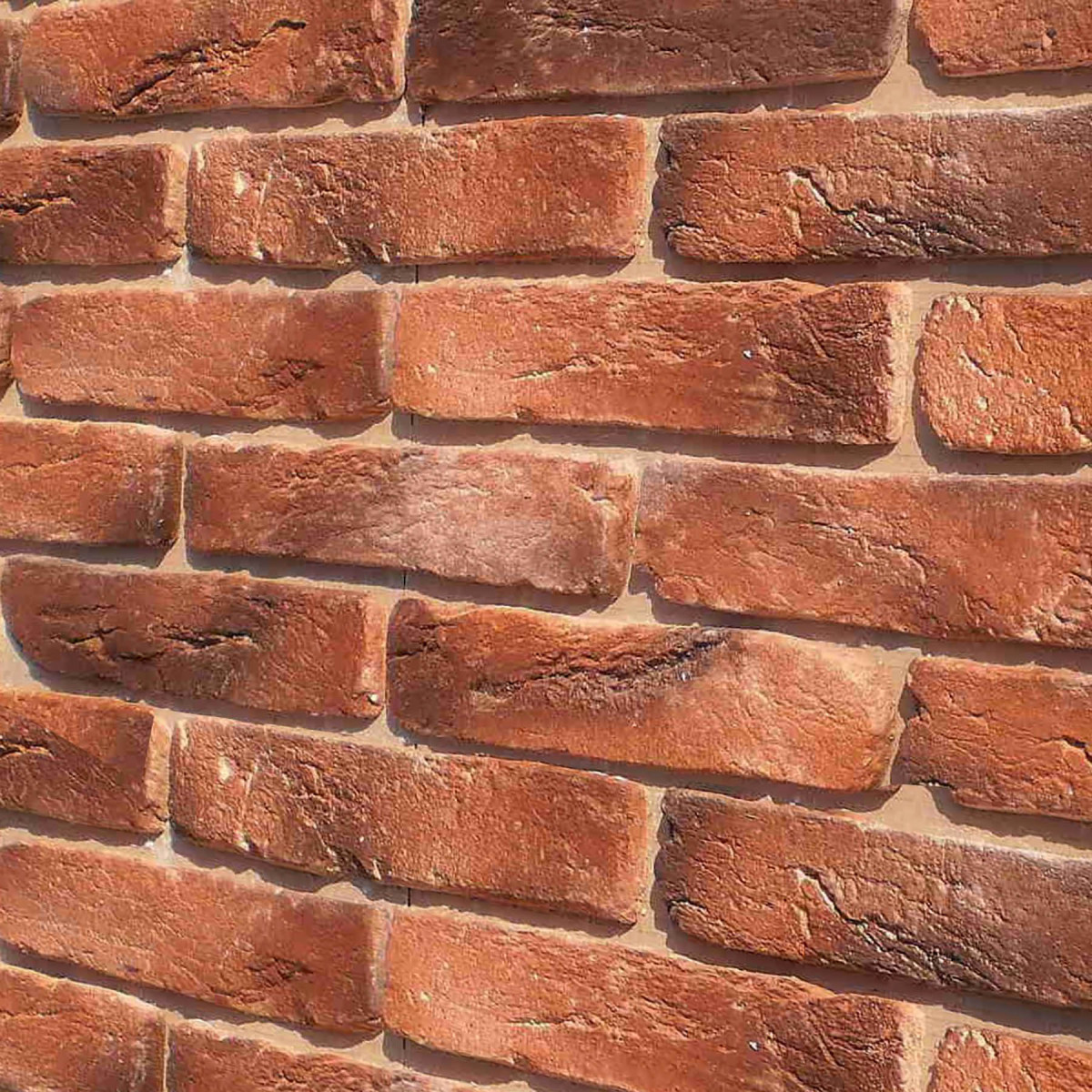 Декоративна цегла Стара Прага Токай червоно-теракотових відтінків