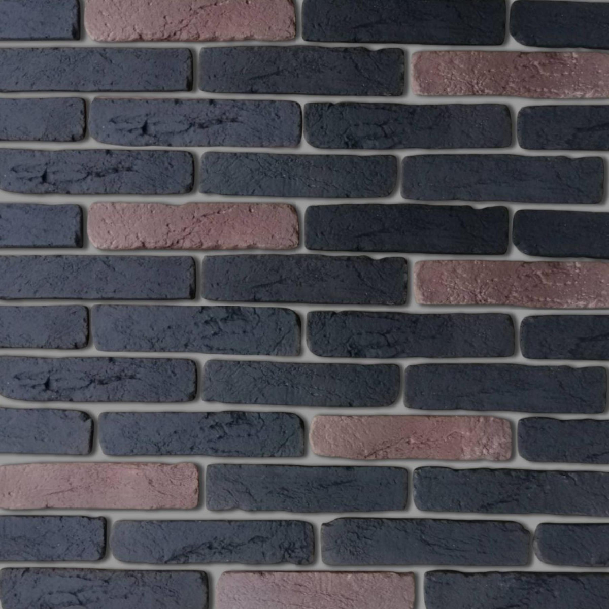 Декоративна фасадна плитка Стара Прага Графіт-Каштан мікс