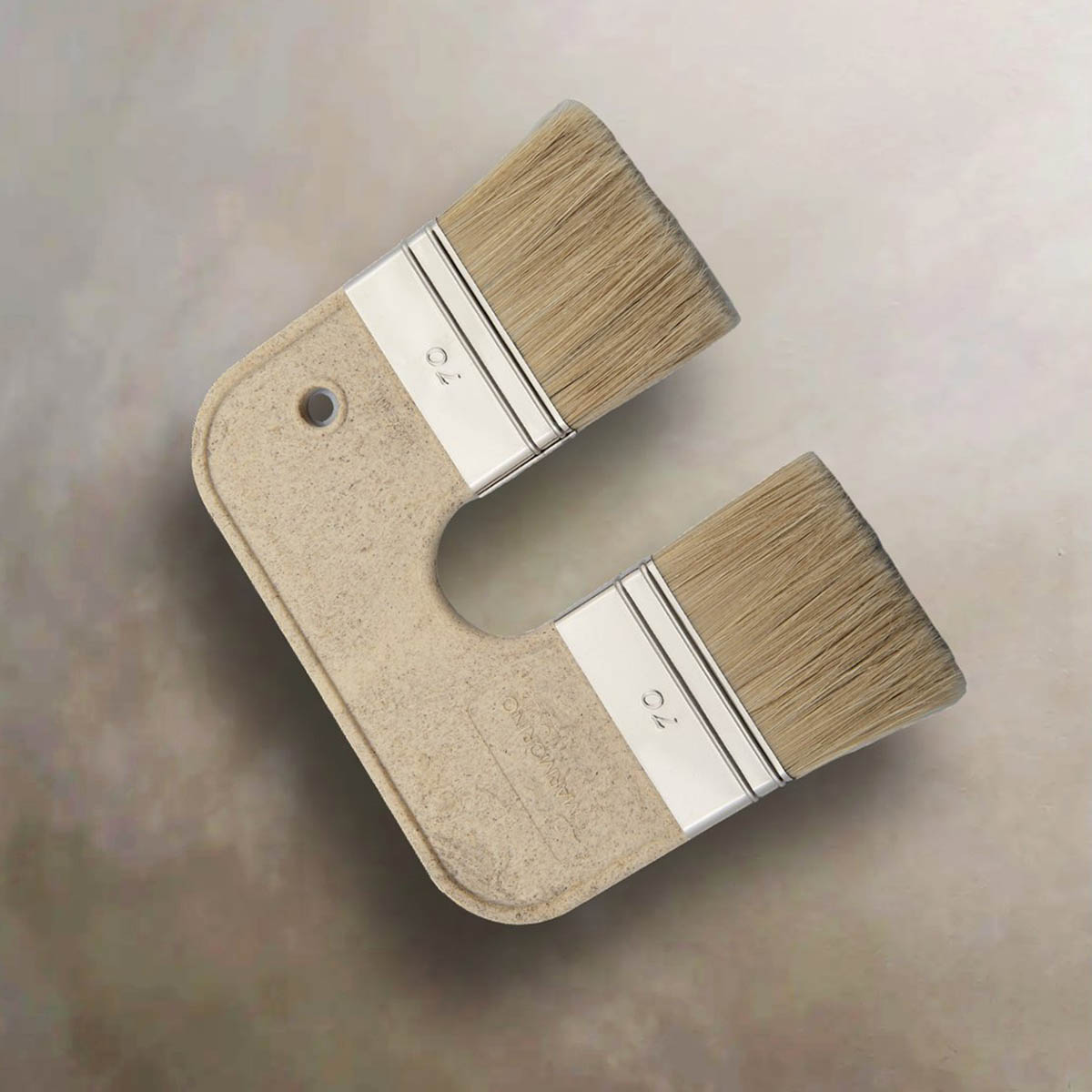 Подвійний пензель-щітка Marmorino Tools Double Brosse - 180x160 мм