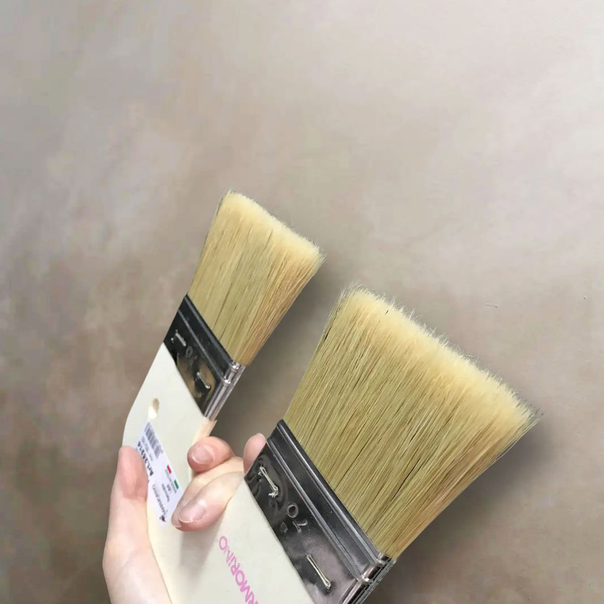 Подвійний пензель-щітка Marmorino Tools Double Brosse - 180x160 мм