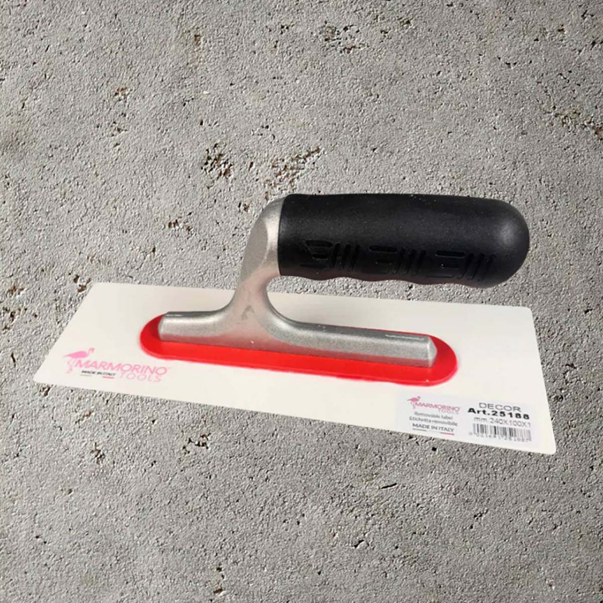 Кельма-гладилка Marmorino Tools DÉCOR-240х100х1,0мм