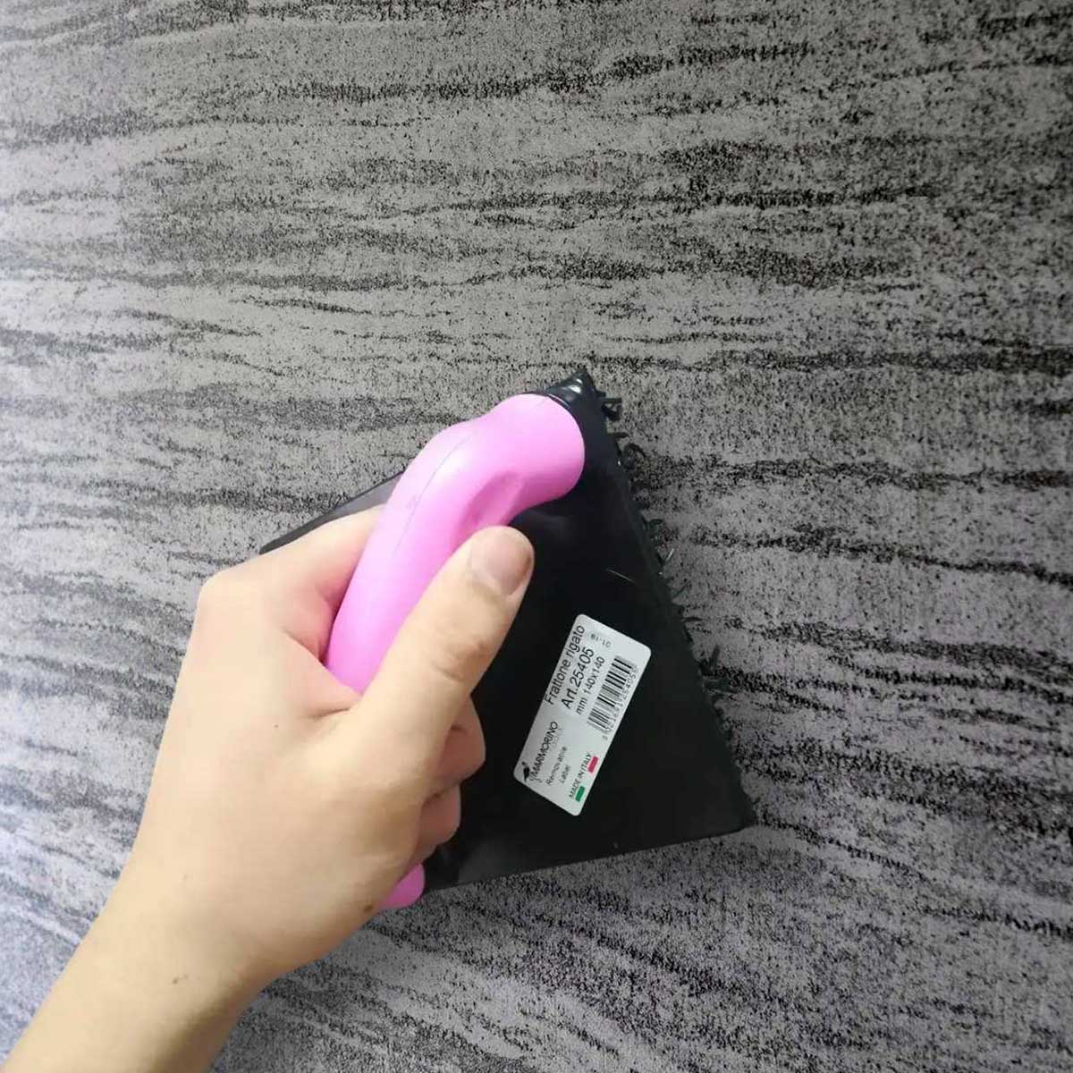 Кельма-щітка Rigato Light 1000 ліній - 140x140 мм Marmorino Tools