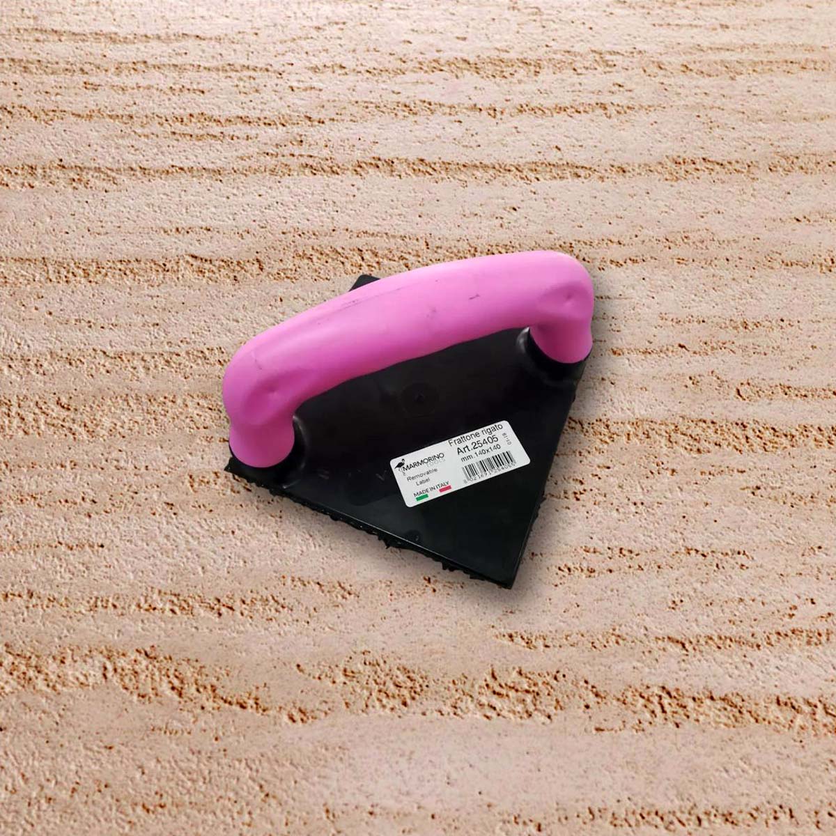 Кельма-щітка Rigato Light 1000 ліній - 140x140 мм Marmorino Tools