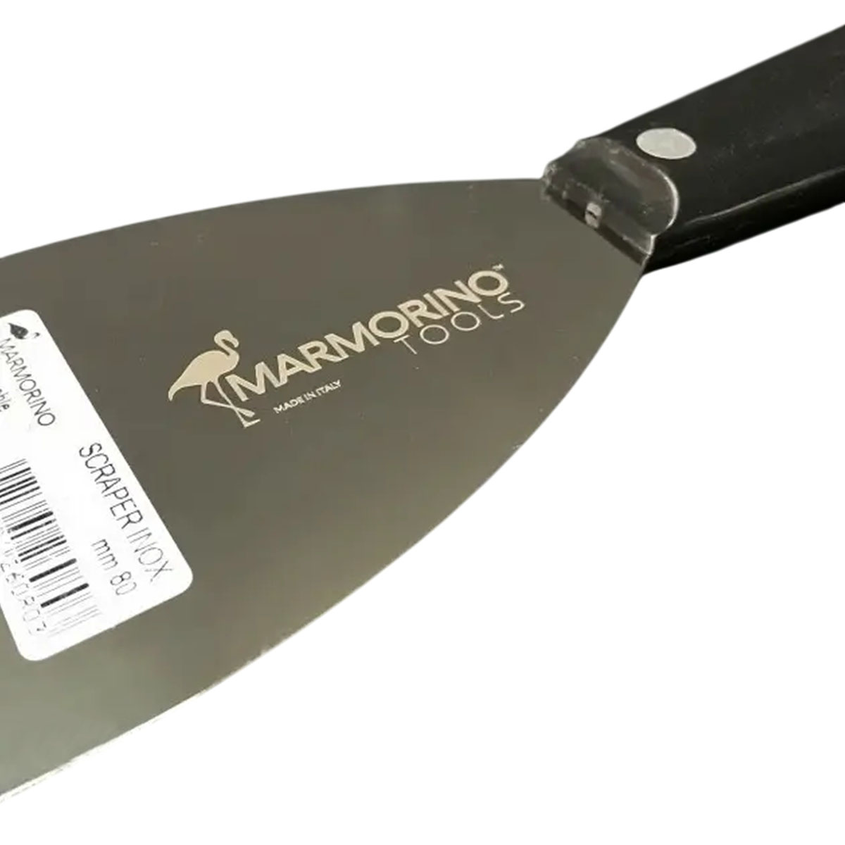 Шпатель Scraper Inox з заокругленими кутами - 80 мм «Marmorino Tools»