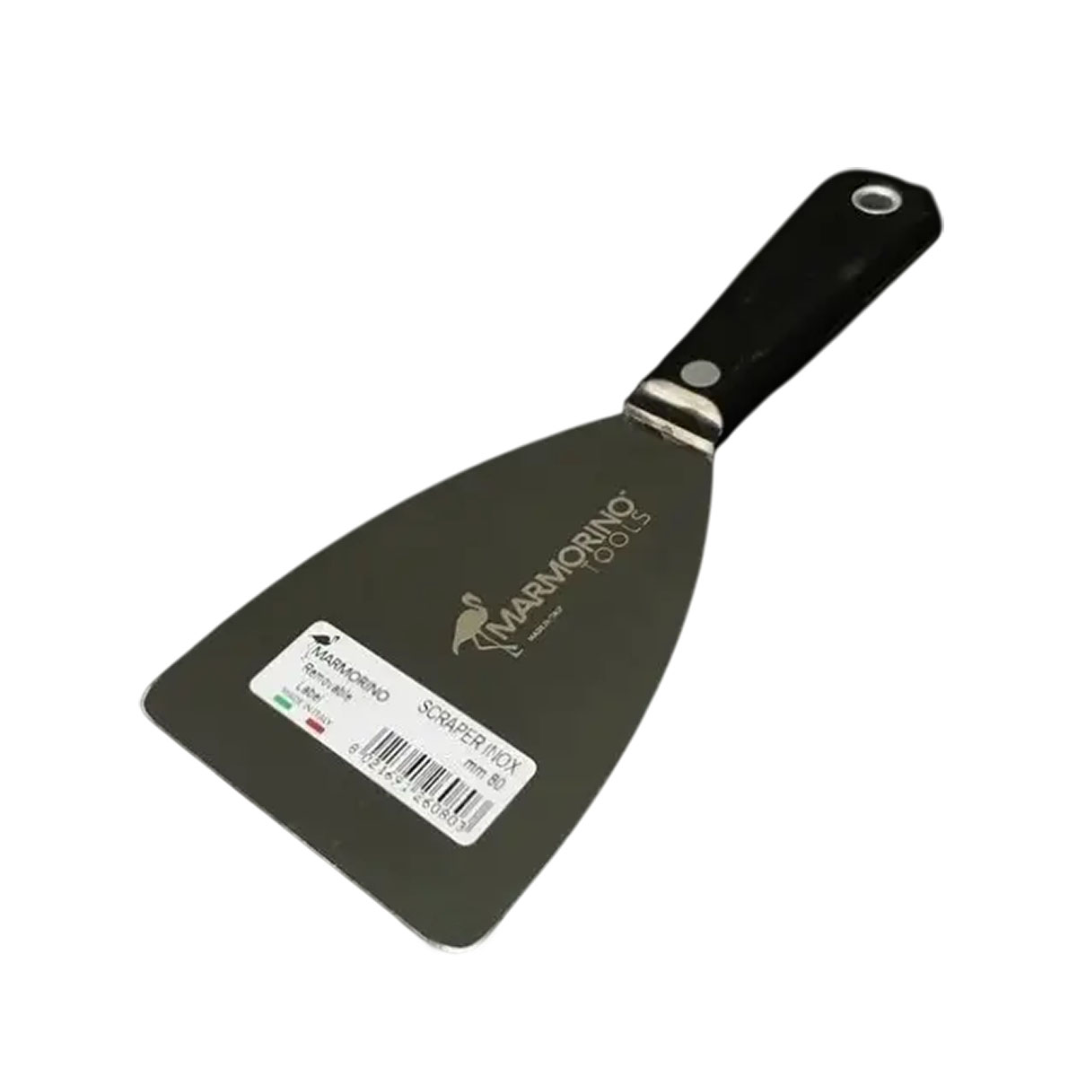 Шпатель Scraper Inox з заокругленими кутами - 80 мм «Marmorino Tools»