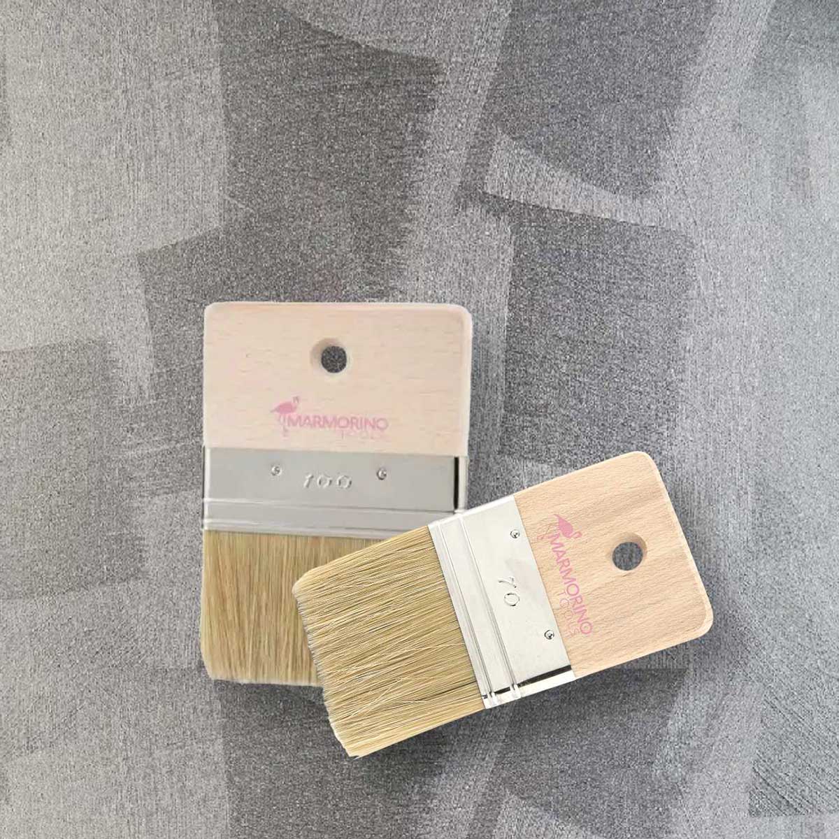 Пензель для шовкового ефекту Spalter Brush Premium - Marmorino Tools 70х90 мм (щетина 57 мм)