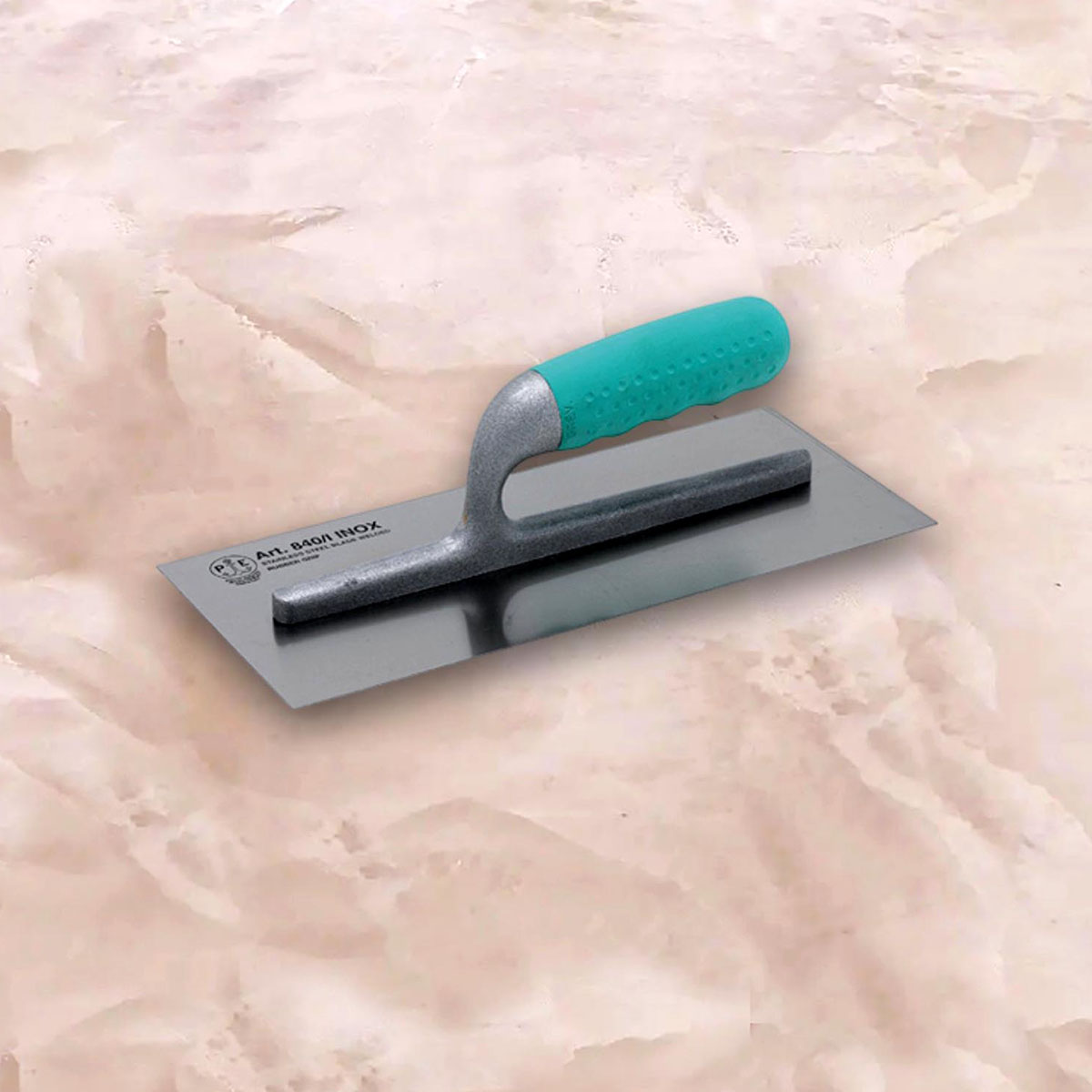 Терка кельма з нержавіючої сталі Pavan 840/IT розміром 200х80 мм