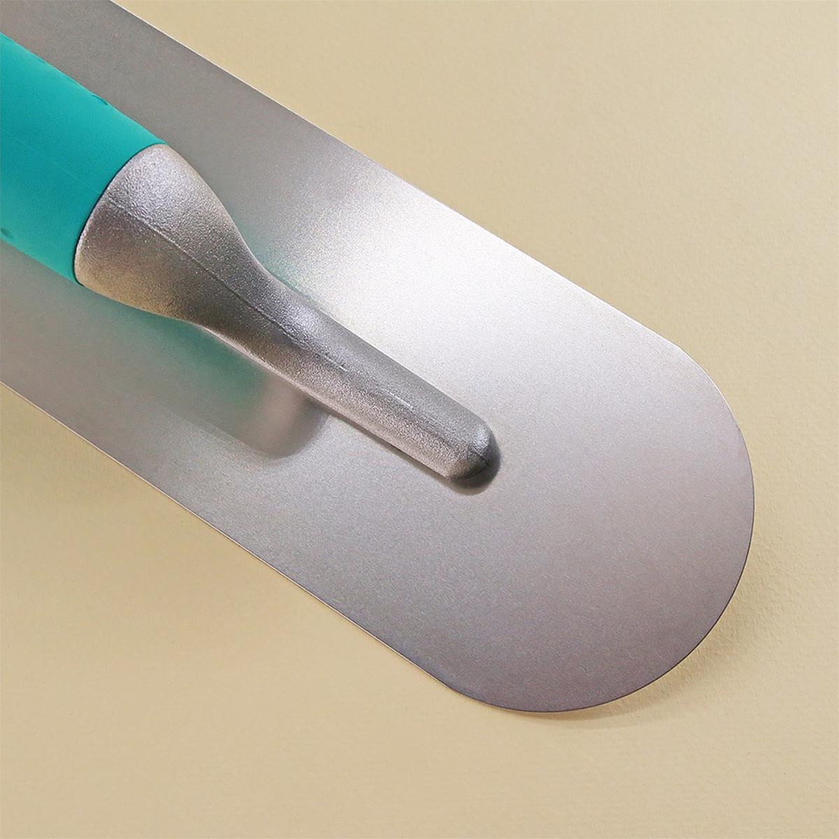 Кельма овальна з нержавіючої сталі Pavan 843/I-200x80x0,6 мм