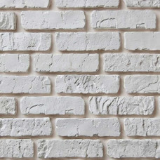 Декоративна гіпсова плитка КАНТРІ біла 0,5 кв.м