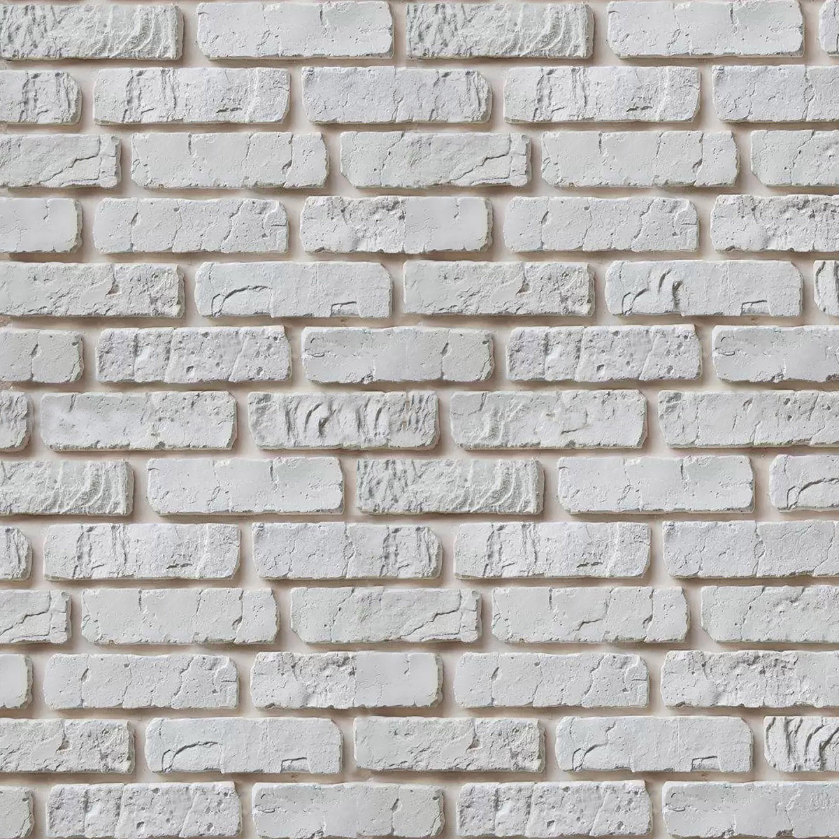 Декоративна гіпсова плитка КАНТРІ біла 0,5 кв.м