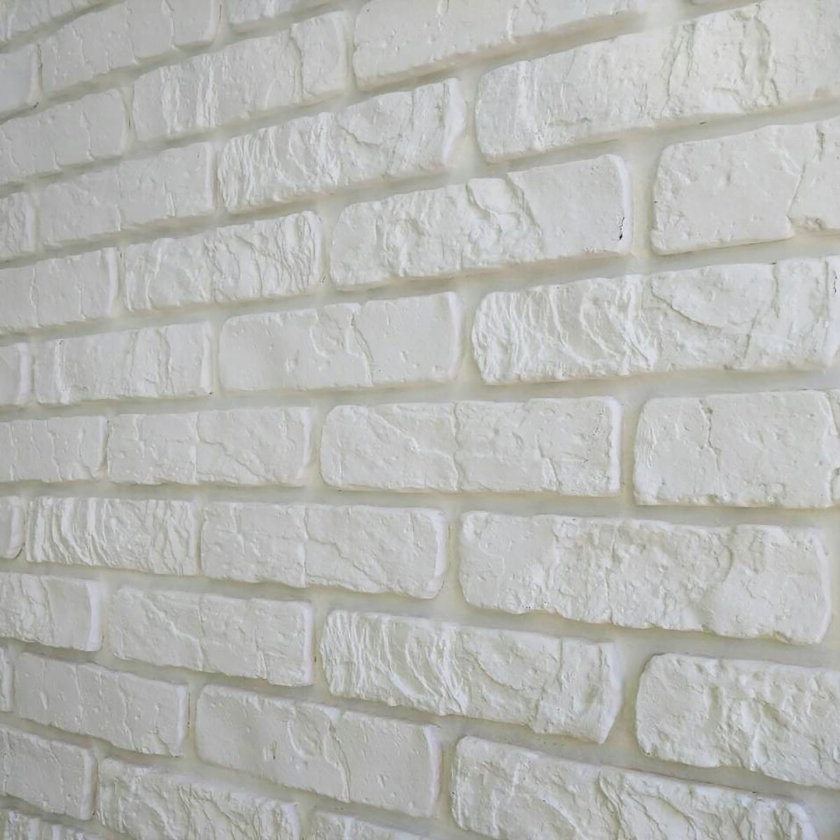 Декоративна гіпсова плитка КАНТРІ біла 0,5 кв.м