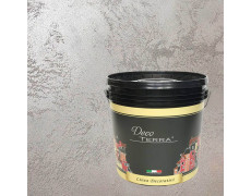 Декоративна штукатурка з ефектом піску Deco Terra Sahara Grosso Silver, 5 кг