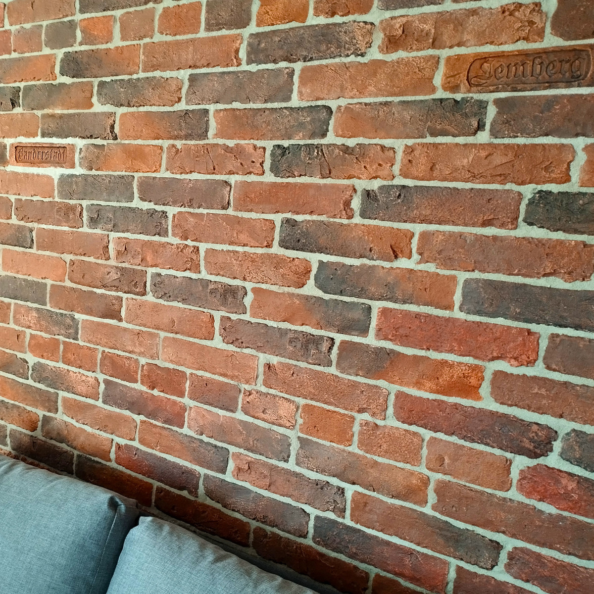 Гіпсова плитка Австрія Червона Автентична 1 кв.м