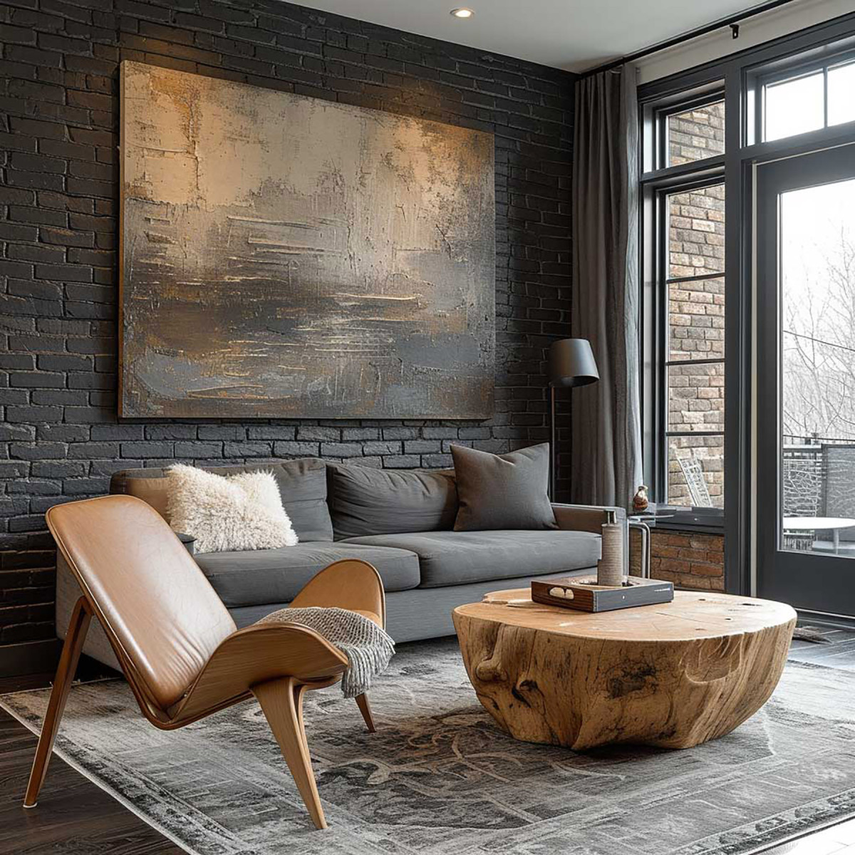 Гіпсова плитка Австрія Графіт