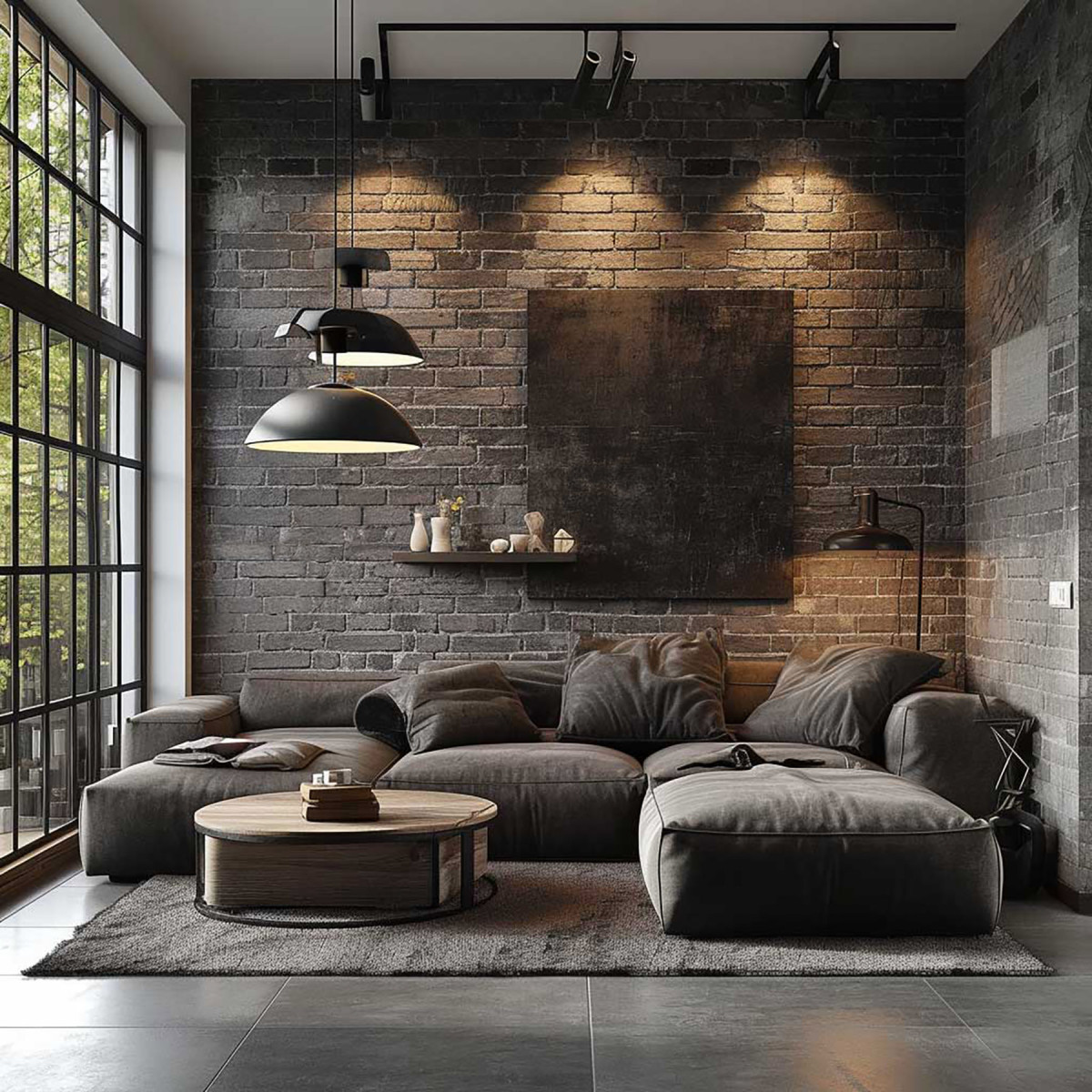 Гіпсова плитка Австрія Графіт