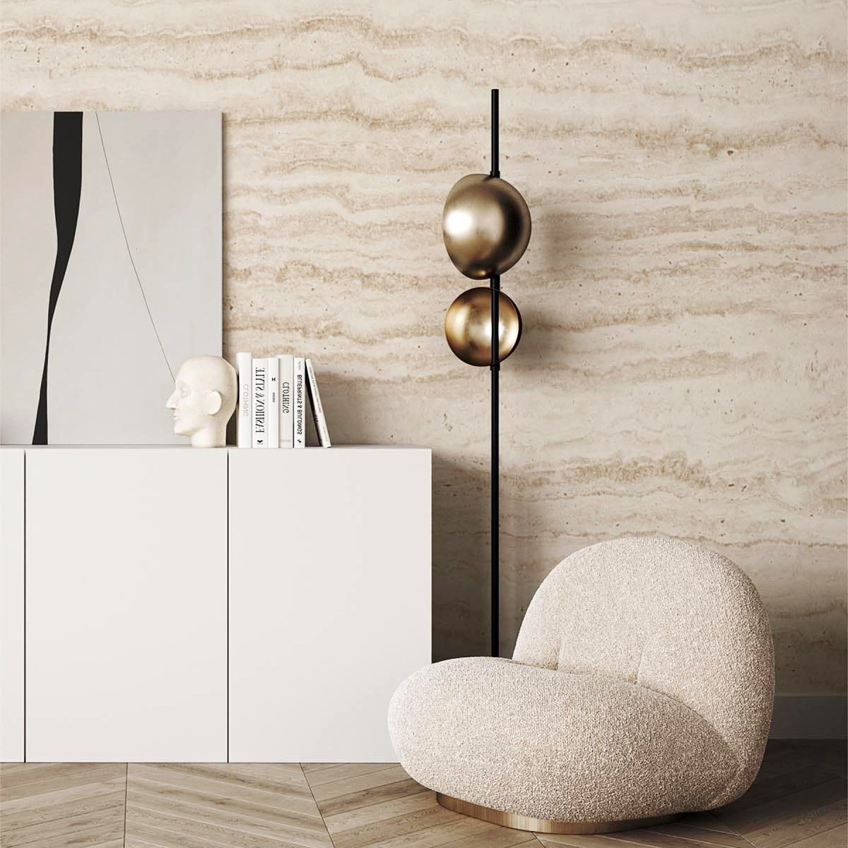 Travertino Veneto Polvere Декоративна штукатурка