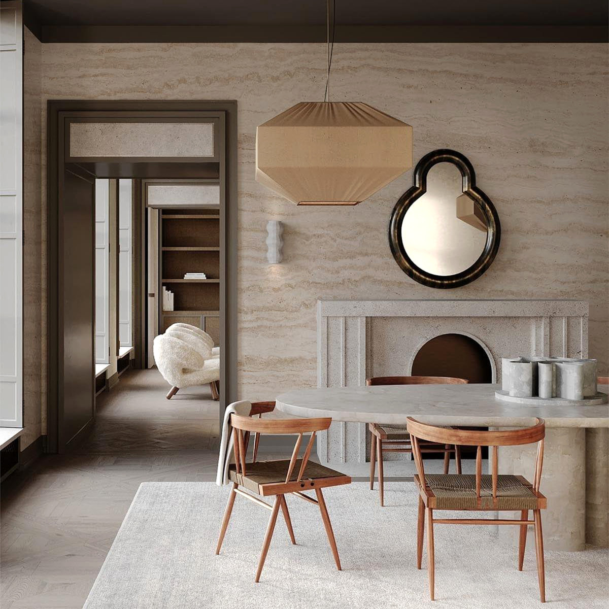 Travertino Veneto Polvere Naturale 18кг Декоративна штукатурка