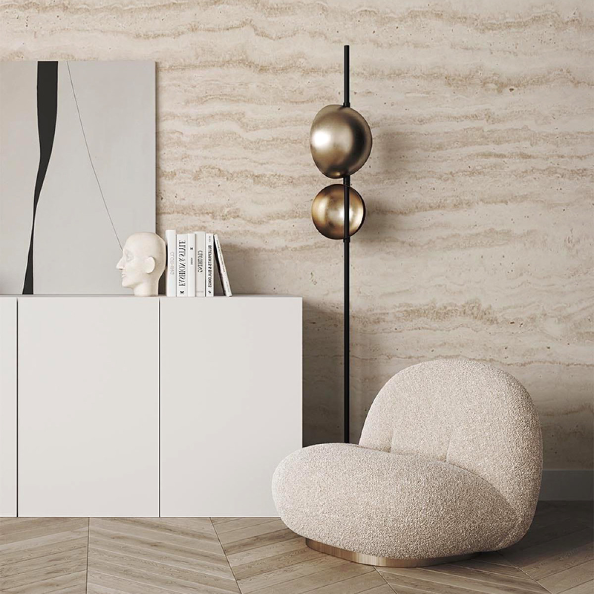 Декоративна штукатурка Travertino in Polvere 5кг