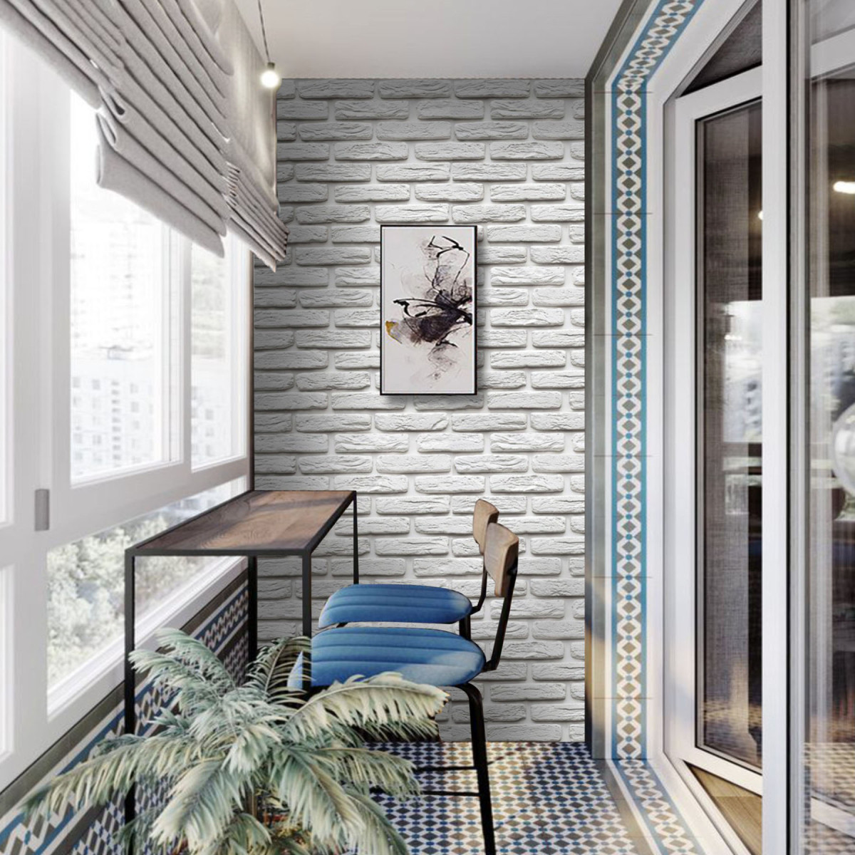 Гіпсова плитка Барселона 0,5 кв. м