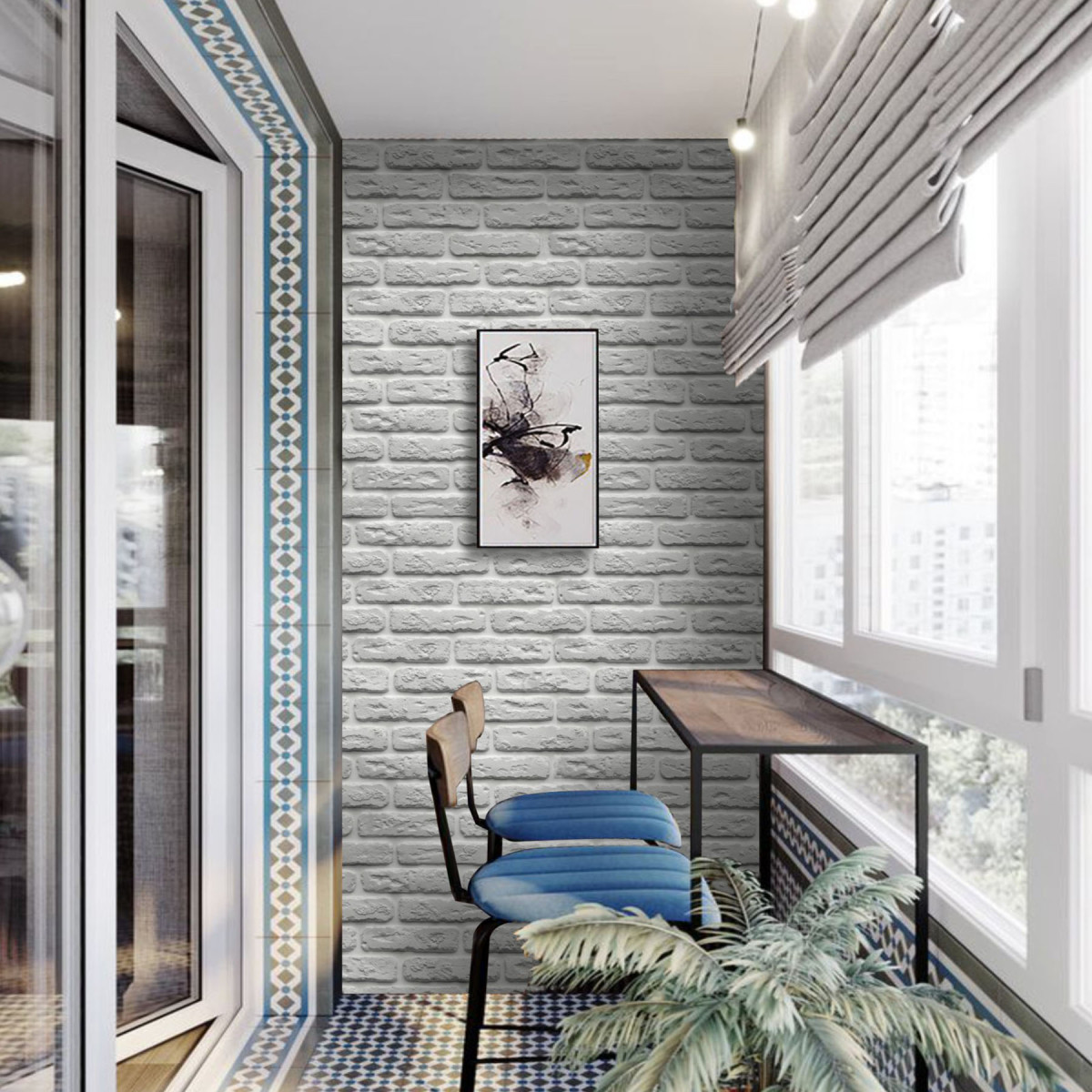 Гіпсова плитка «Бостон»