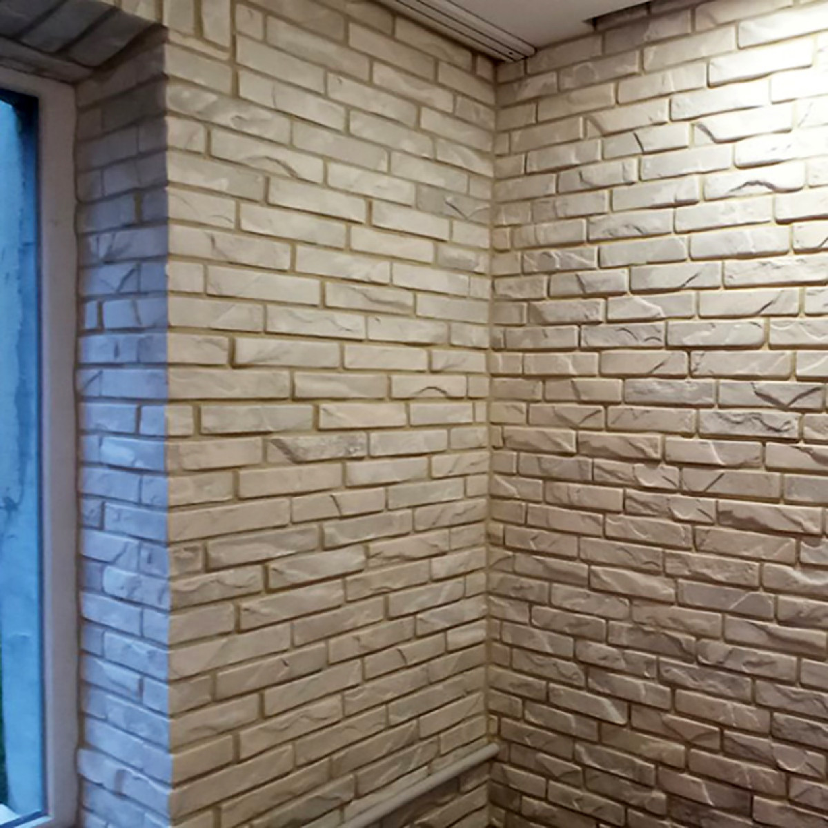 Гіпсова плитка «МАРСЕЛЬ» Біла 1 кв.м